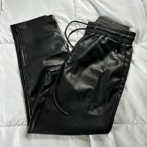 Loft faux leather pants